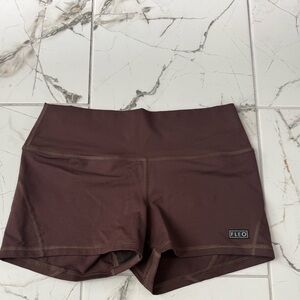 Fleo Women's Dark Brown Athletic Shorts